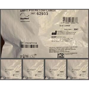 Lot Of 5 NEW FACTORY SEALED Packs ResMed AirFit P10 Nasal Pillow Large 62933